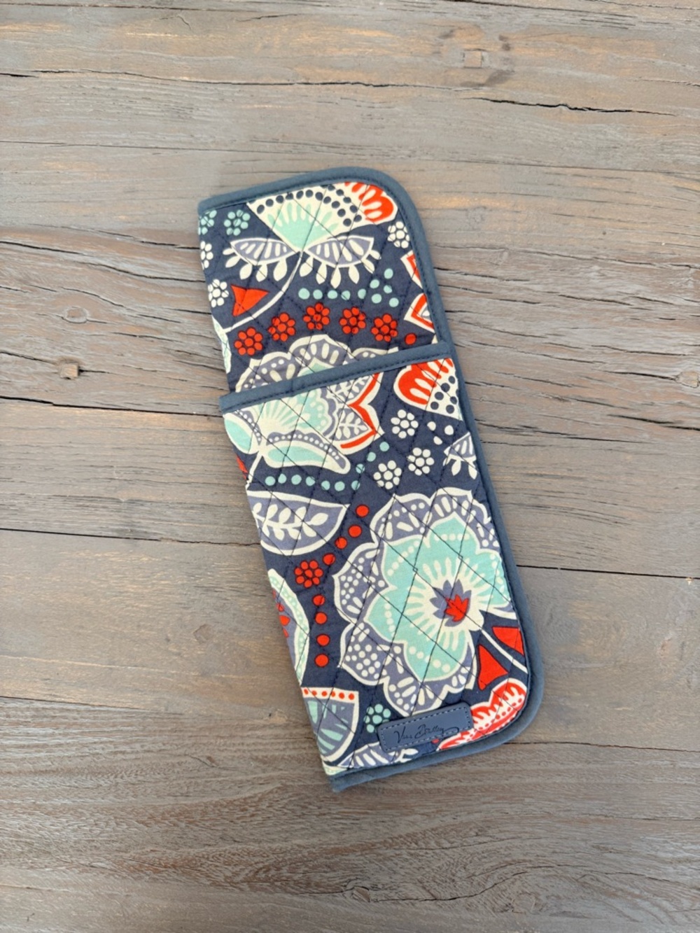Vera Bradley Nomadic Floral Curling/Flat Iron Case EUC
